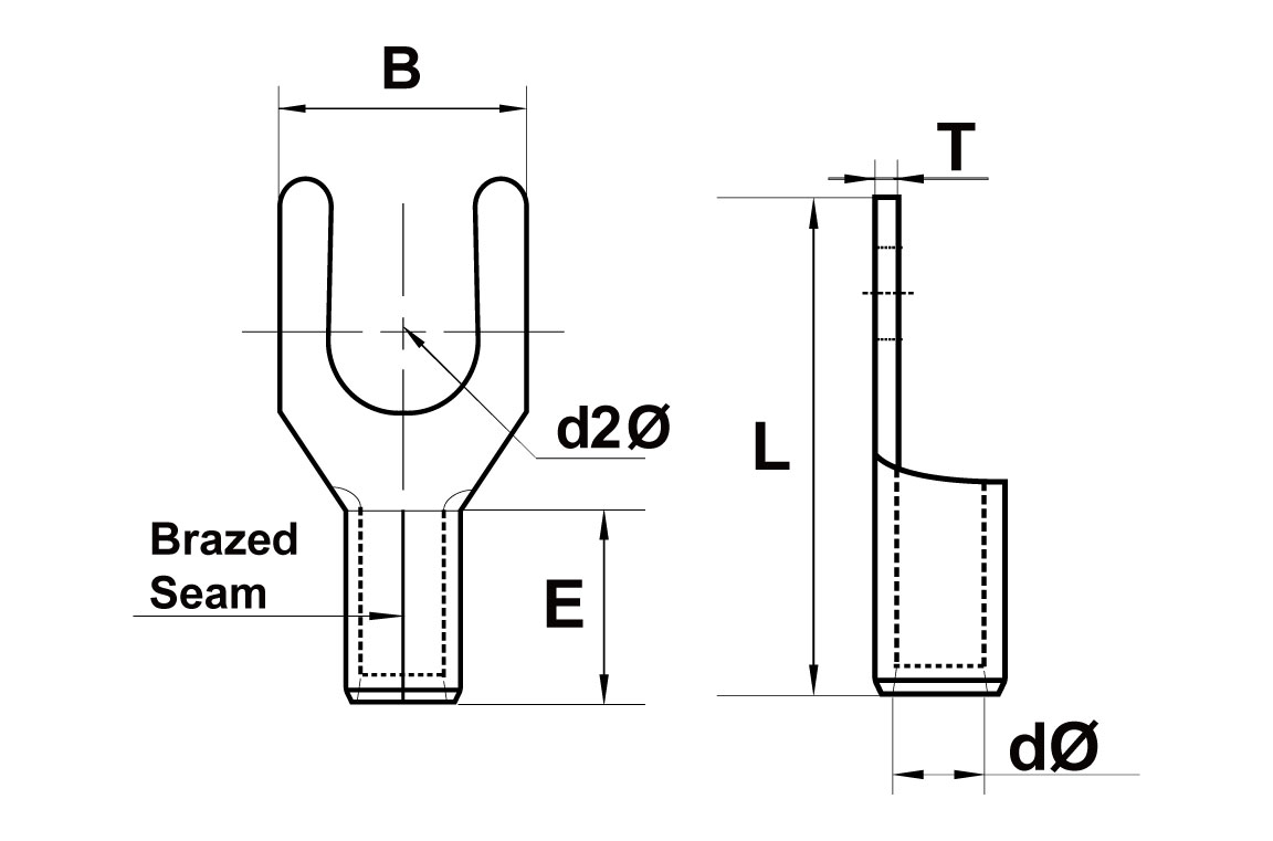 Uninsulated Spade Terminals